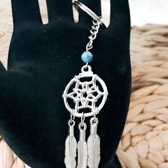 Boho Southwestern Dream Catcher Keychain - Picture 2 of 3